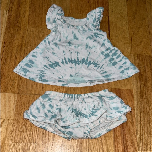 Tie-Dye Baby Dress and Bloomers Set - Picture 1 of 2